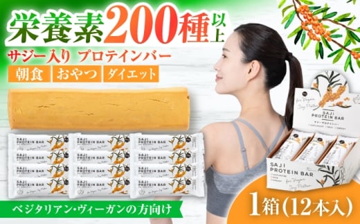 プロテインバー サジー 1箱（12本入り）ソイプロテインの低糖質バー 動物性不使用 保存料不使用 毎日の栄養バランス サジープロテインバー 豆 栄養食 朝食 満腹感 完全 おやつ ベジタリアン ヴィーガン ビーガン 栄養 ダイエット おすすめ 人気 12本 セット ソイプロテイン 大豆 イソフラボン 甘味料不使用 健康 美容 ヘルシー スイーツ  岐阜市 / 宝島ジャパン [ANDF001]