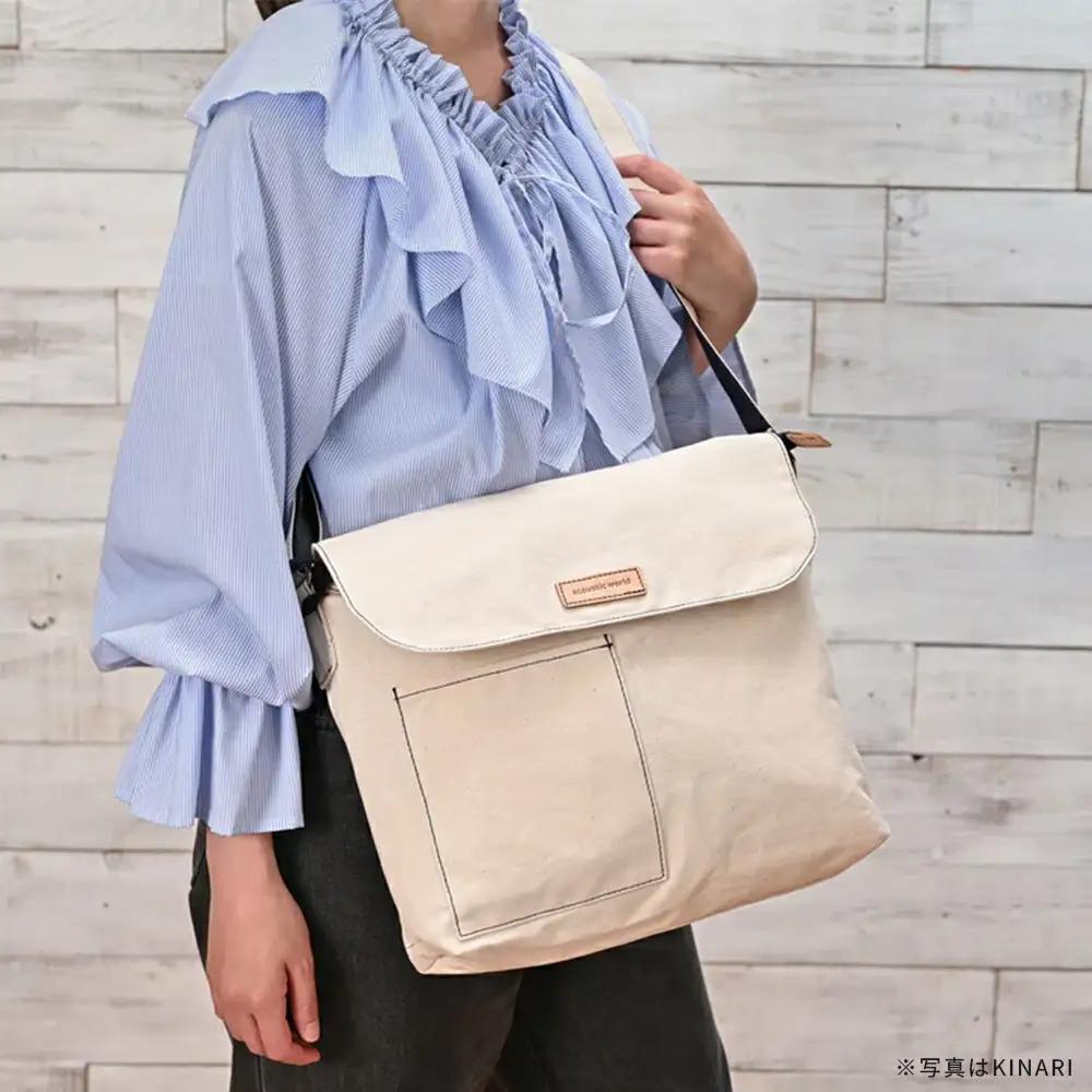 かぶせショルダー　ライトブラウン　【12203-0381-3】