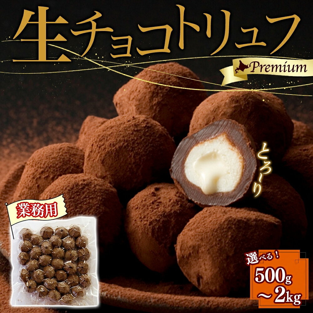 【ふるさと納税】【生チョコトリュフ】(業務用) とろける チョコレート 生キャラメル クリームチーズ