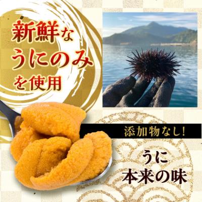 ふるさと納税 宮古市 【2025年5月以降入荷次第順次発送】無添加生うに大瓶(150g×1本)岩手県産　ミョウバン不使用 |  | 01