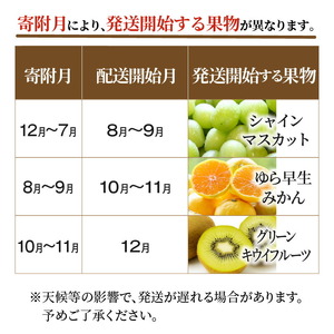 産地厳選三豊のフルーツ３回定期便Ｂ_M64-0021