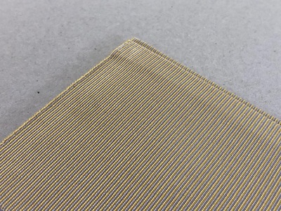 綴織のフラットポーチ　Mｻｲｽﾞ【ペールイエロー】 小銭入れ 薄型 ポーチ カード入れ 手織り 綴織 工芸品 伝統工芸品 清原織物 AQ-0012_01