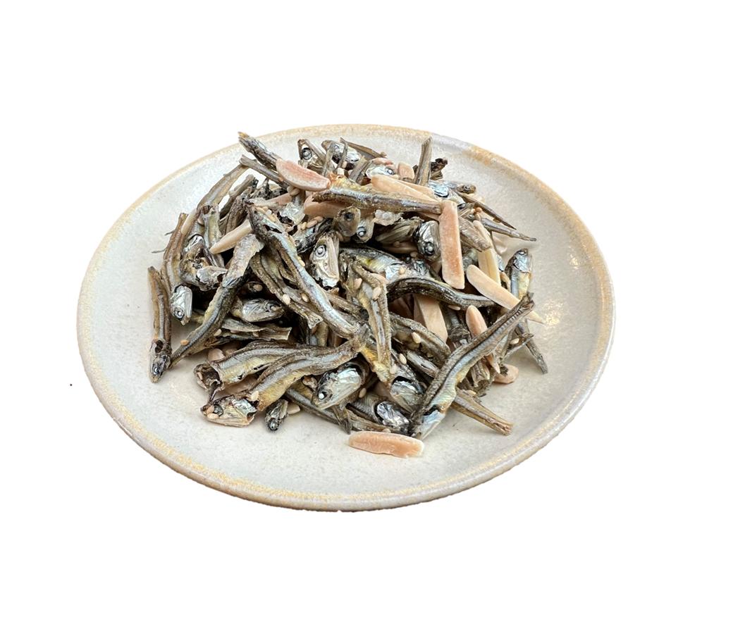 アーモンド小魚 480g×1袋 アーモンドフィッシュ アーモンドごまいりこ カルシウム 給食 オカベ 伊予灘産 伊予市 愛媛｜A108