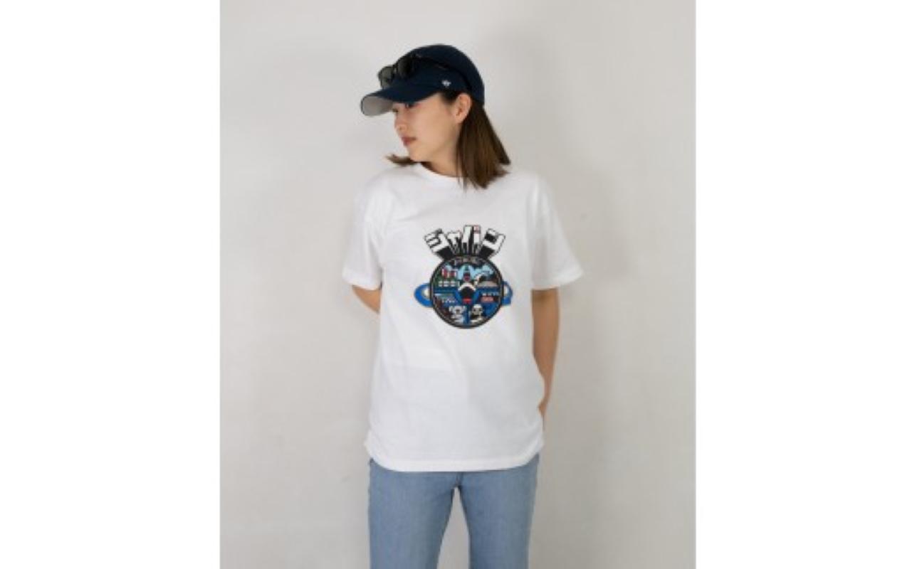 四日市市 マンホールTシャツ 白 サイズS 白 サイズS