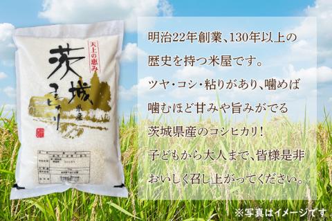 【令和6年産】茨城県産コシヒカリ 5kg 【お米 ごはん こしひかり 老舗 米屋 おにぎり ごはん 茨城県 水戸市 5キロ】(HQ-51)