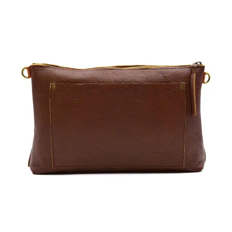 ショルダーポーチ Lサイズ キャメルブラウン AX107-1