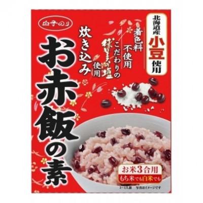 ふるさと納税 桐生市 【白子のり】炊き込みお赤飯の素 100g×10個