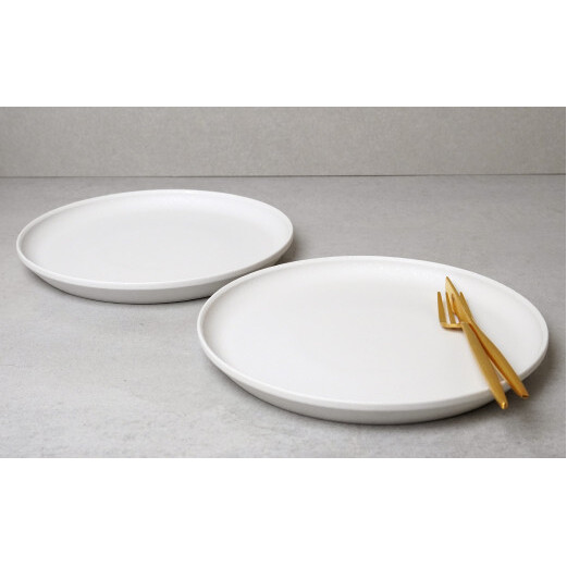 金善製陶所 210カット プレート スノー 2枚 有田焼 食器 器 うつわ プレート A25-457_イメージ2