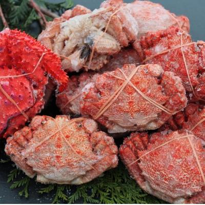 ふるさと納税 根室市 【北海道根室産】クリガニ12〜14尾(2.5kg前後)、花咲ガニ A-57044