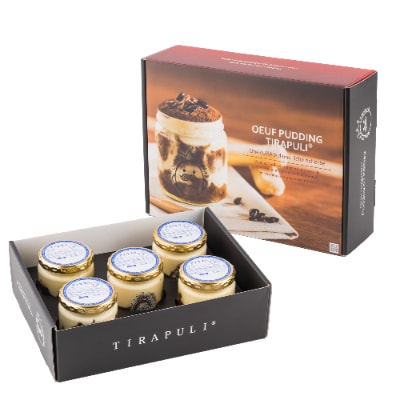 北大阪No.1受賞品!大阪マダムにも好評うっふぷりんの『ふわふわティラプリ』　5個セット【配送不可地域：離島】