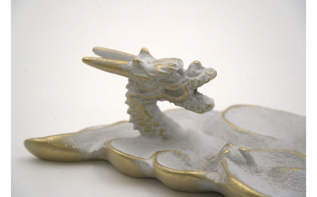 【高岡銅器】香皿UNRYUU　白金