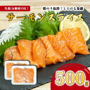 【ふるさと納税】 サーモン 切り落とし 500g お刺身可 便利な小分け 250g 2パック ノルウェー産 冷凍 指定日可