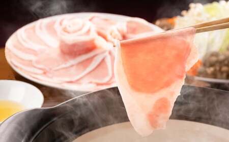 【6ヶ月定期便】おかやまピーチポーク しゃぶしゃぶセット 4～6人前（ゆず塩ぽん酢付き）×6回 計24人前～36人前 計約3360g 豚肉 ポーク ロース バラ お肉 肉 しゃぶしゃぶ 鍋 セット ポ