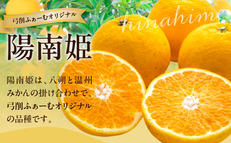 先行予約 訳あり オリジナル ブランド 陽南姫 計3.8kg以上 傷み補償分付き 令和8年発送 フルーツ 果物 くだもの 柑橘 みかん_AAV4-25