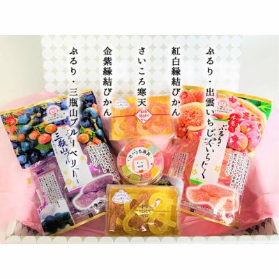 ふるさと納税 出雲市 いづも寒天工房 出雲大社参道本店の寒天和菓子などの詰合せ5品・縁結 |  | 01