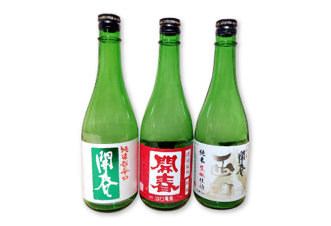 竜馬が醸す石見の地酒「開春」辛口純米酒セット【日本酒 3本 セット 3種類 720ml 開春 純米超辛口 生もと純米 西田 純米 備前雄町 辛口純米酒 辛口 純米酒 飲み比べ 4合瓶 ギフト 父の日】
