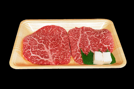「A5ランク」米沢牛ももステーキ120g×2枚_B080