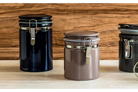 【美濃焼】ドリップコーヒーセット ダブル スチールグレー【ZERO JAPAN】 食器 うつわ マグカップ コーヒーカップ 保存容器  コーヒー豆 紅茶 緑茶 日本茶 保存容器 陶器 密閉 密封 遮光