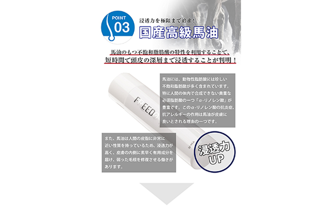 薬用ウーマフリード5本 150ml 美容 頭皮 ケア 馬油 髪 頭髪 中高年 加齢 人気 厳選 袋井市 雑貨 日用品 