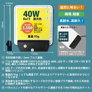 DC12 COB　フレキヘッド3灯式スタンドライト　クマデ　ソフトバックセット　DCC020-SB【1701039】