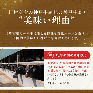 神戸ビーフ 神戸牛 上バラ 川岸畜産 神戸ビーフ【1.5kg】【冷凍】