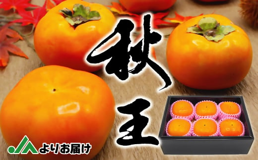 福岡県ブランド柿「秋王」化粧箱約1.75kg【JAほたるの里】_HA1318