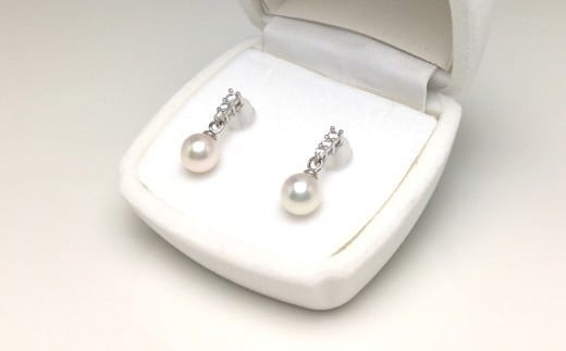 
                  真珠 ピアス キュービックジルコニア シルバー アクセサリー パール アコヤ真珠 伊勢 志摩 伊勢志摩 英虞湾 冠婚葬祭 結婚式 入学式 卒業式 ギフト カジュアル 誕生石 記念日 / 老舗の真珠専門店・高品質アコヤ真珠 ピアス 6.5～7.0 ミリ タイプ B（金色 / 銀色）
                