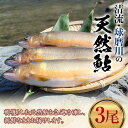 【ふるさと納税】球磨川の天然鮎 3尾 あゆ アユ 魚 塩焼き 川魚 魚介 海鮮 冷凍 FKP9-366