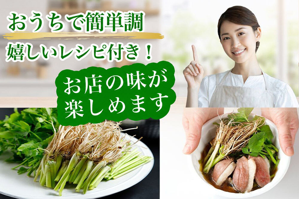 鍋【期間限定】【お届け日時指定必須（10月1日以降お届け）】 仙台せり鍋セット 美味なる根っこ（2〜3人前） 漁亭 浜や 名取名産 美味なる根っこを食す [仙台名物 日本一の産地である名取市のせり 鮮