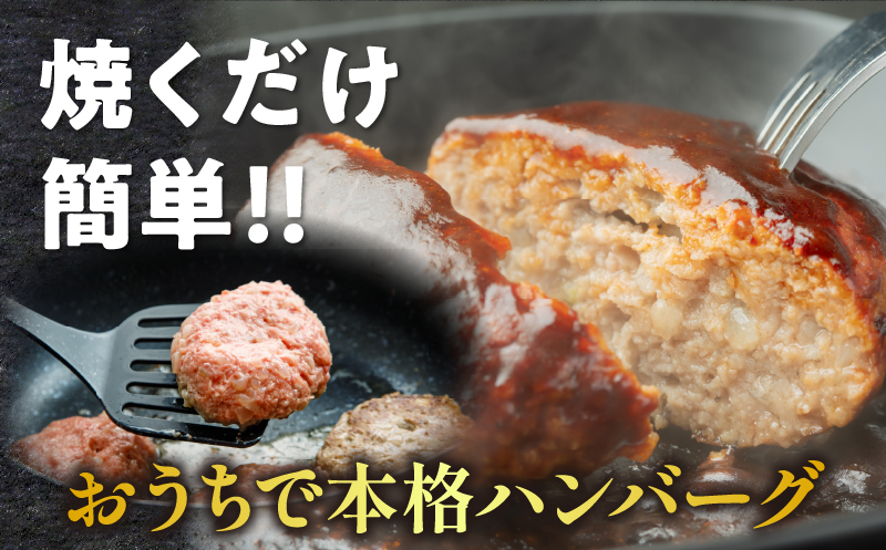 宮崎県産豚プレミアムハンバーグ(計8個)_T001-0091【肉 豚肉 加工品 惣菜 国産 人気 ギフト 食品 おかず 自家製 お土産 贈り物 送料無料 プレゼント】