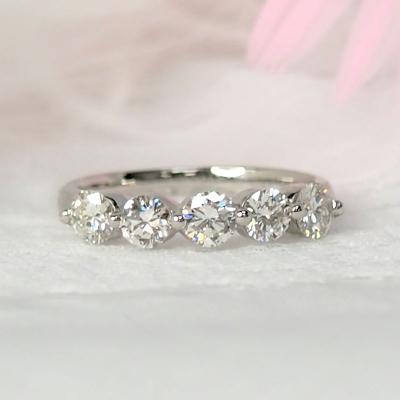 ふるさと納税 甲府市 1ct プラチナ ダイヤモンド リング　　　　HR-008976 |  | 01