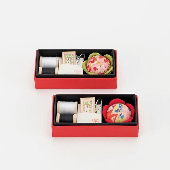 【加賀お細工物】花おはりこ（裁縫セット）