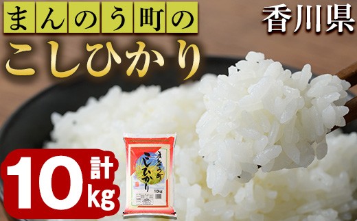 ＜令和7年産＞香川県まんのう町産 コシヒカリ(10kg) 【man028】【香川県食糧事業協同組合】