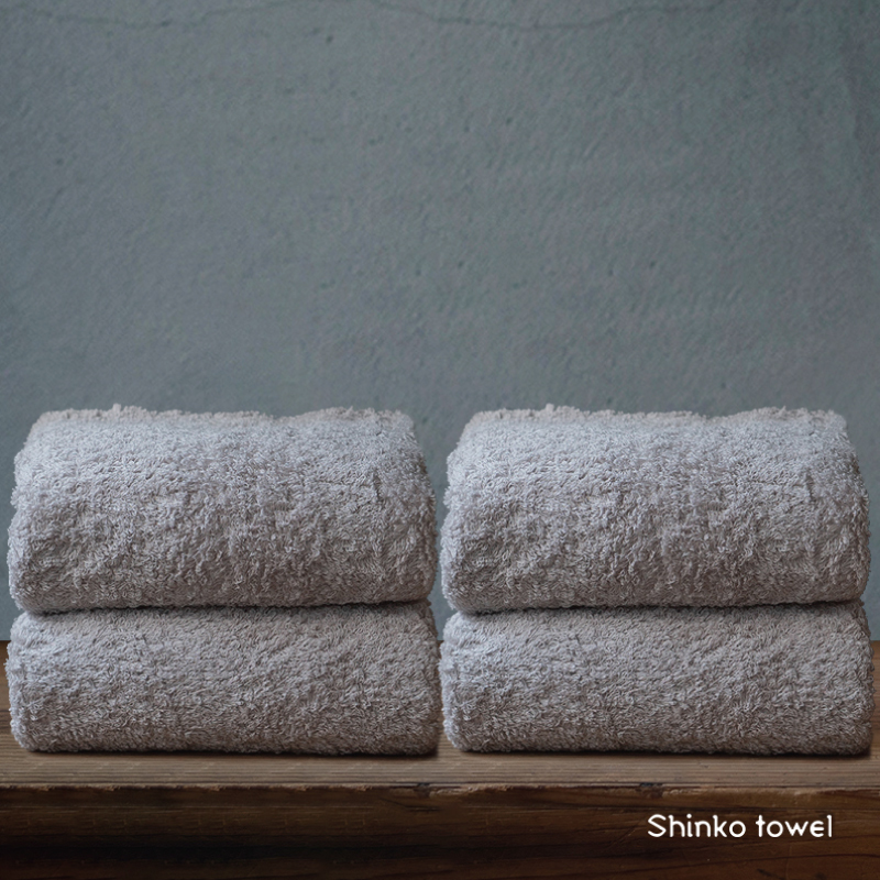 【TVで紹介！】おぅ！え～やん バスタオル（グレー）4枚【泉州タオル 国産 吸水 普段使い 無地 シンプル 日用品 家族 ファミリー】  G3483
