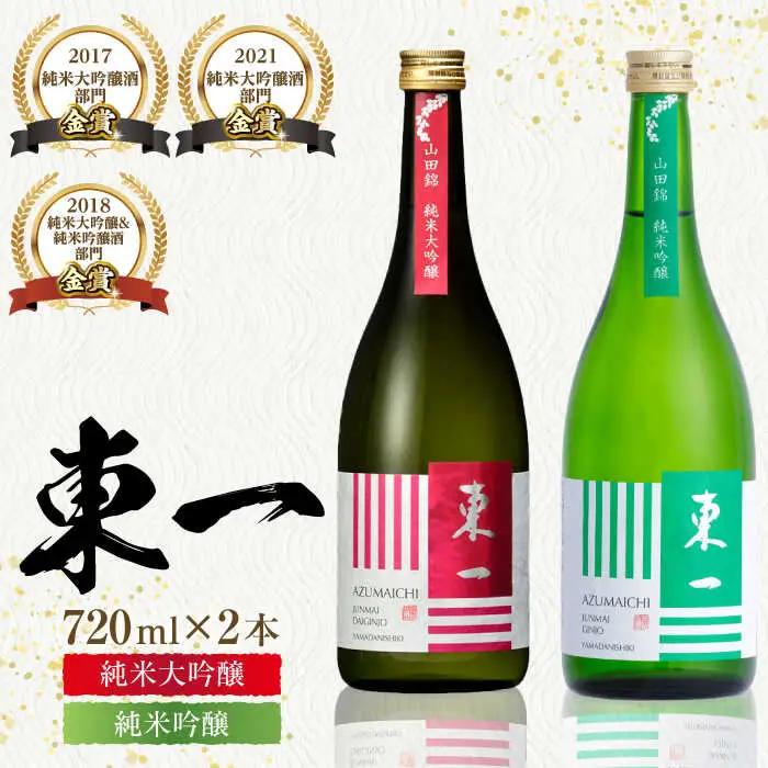 東一 純米大吟醸・純米吟醸 720ml×2本 / 佐賀県 / 有限会社嬉野酒店 [41AIAA016]