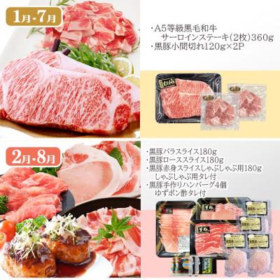 ふるさと納税 枕崎市 お肉とお魚　お楽しみ定期便　6回配送JJ10-0002 |  | 01