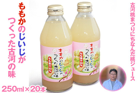 ももかのじいじがつくった古河の味　250ml×20本入 ※着日指定不可_EG01