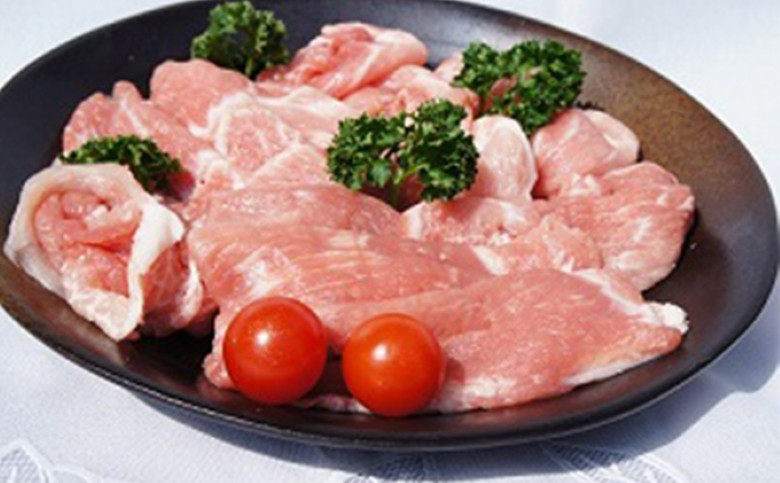 
            豚肉 うす切り 1200g 萩むつみ豚 国産 肉 お肉 豚　｜HG000191
          