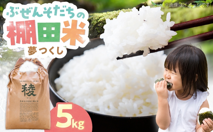
                  【令和8年産新米予約】求菩提米 夢つくし 5kg (5kg×1袋)【先行予約】《豊前市》【アグリネックス】[VCO003] 精米 白米 ブランド米 5kg 5キロ 夢つくし ゆめつくし 米 お米 精米 白米 こめ コメ ごはん 精米 おにぎり 福岡県産 人気
                