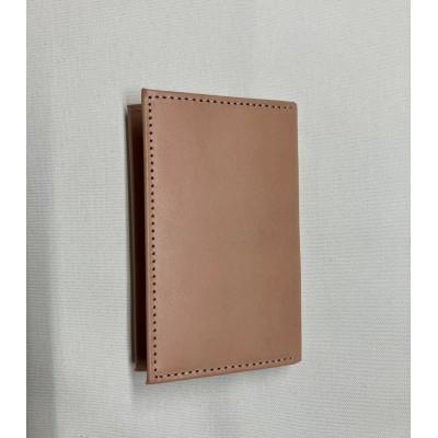 ふるさと納税 忠岡町 日本製本ヌメ皮名刺入れベージュ