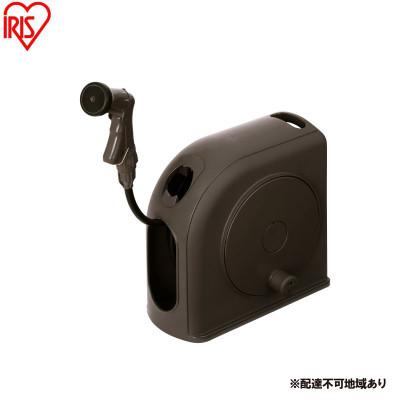 ふるさと納税 大河原町 フルカバーホースリール スリムHG ダークブラウン 15m アイリスオーヤマ[53752960]