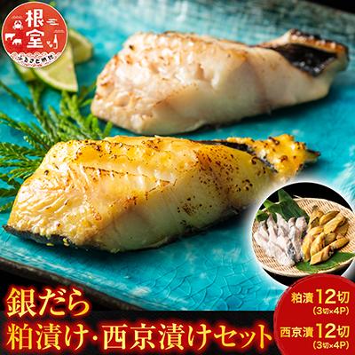 ふるさと納税 根室市 銀だら粕漬12切、銀だら西京漬12切(計24切) B-11032