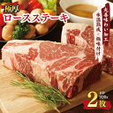 【ふるさと納税】肉の泉佐野／極厚 牛肉 ロースステーキ 2枚 総量 920g 【丸善味わい加工】 【氷温熟成×極味付け】 氷温熟成牛 牛肉 熟成肉 作り方 ふるさと納税オリジナル 限定