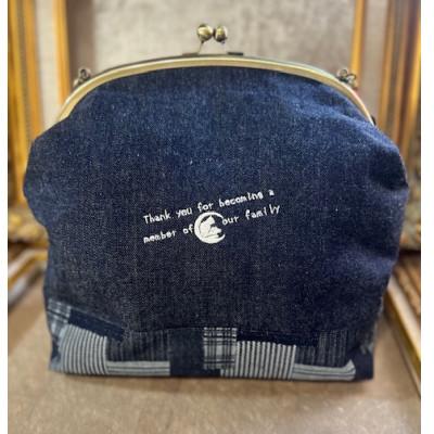 ふるさと納税 吉富町 動物愛護　がま口　しろねこ　チェック |  | 01