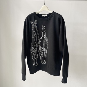 HORSE SWEATSHIRT【LLサイズ／BLACK】