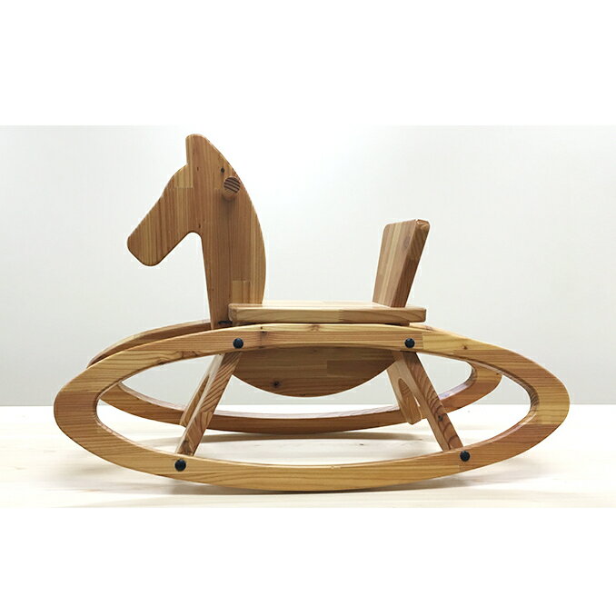 【ふるさと納税】進め福島木馬 民芸品 工芸品