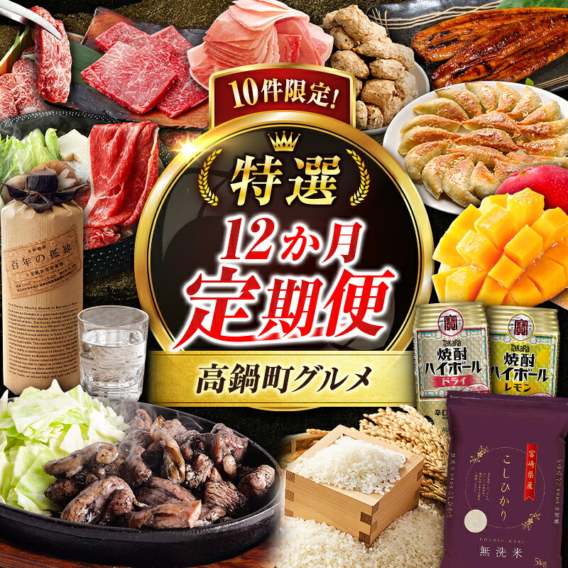 【ふるさと納税】＼楽天限定!!10件限り!!／《特選》グルメ 定期便!! 特産品 肉 米 フルーツ 酒 焼酎 うなぎ 餃子 人気 国産 おすすめ お楽しみ ギフト 加工品 惣菜 送料無料