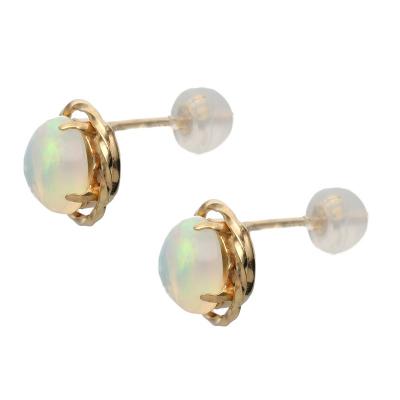 ふるさと納税 甲府市 ラウンドオパールピアス　685410 |  | 01