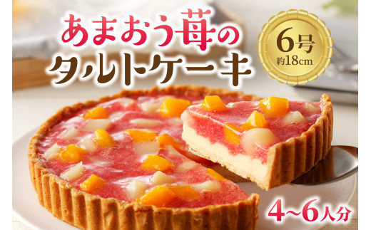 
あまおう苺のタルトケーキ 6号(約18cm)4～6人分【034-0029】
