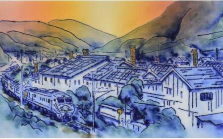 有田焼 線刻陶額「初夏の夕映え～有田風景～」【聡窯 辻聡彦】陶磁器 風景画 絵画 陶画 絵 インテリア アート ギフト ao011